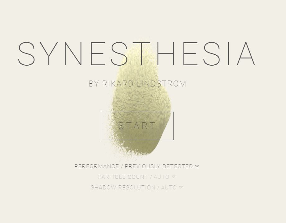 Synesthesia by Rikard Lindstrom